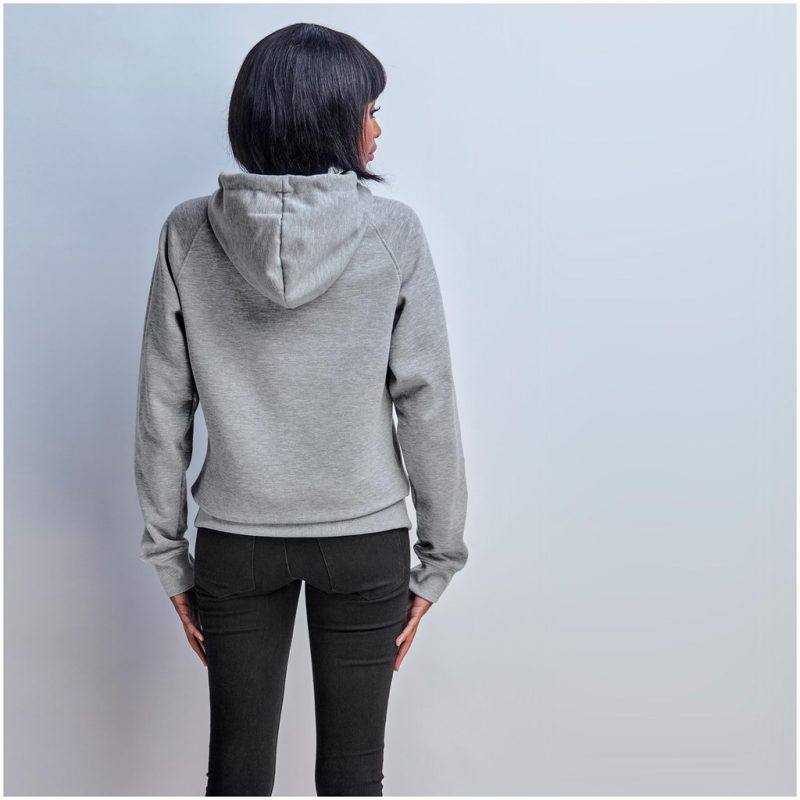 Ladies Harvard Heavyweight Hooded Sweater - Image 3